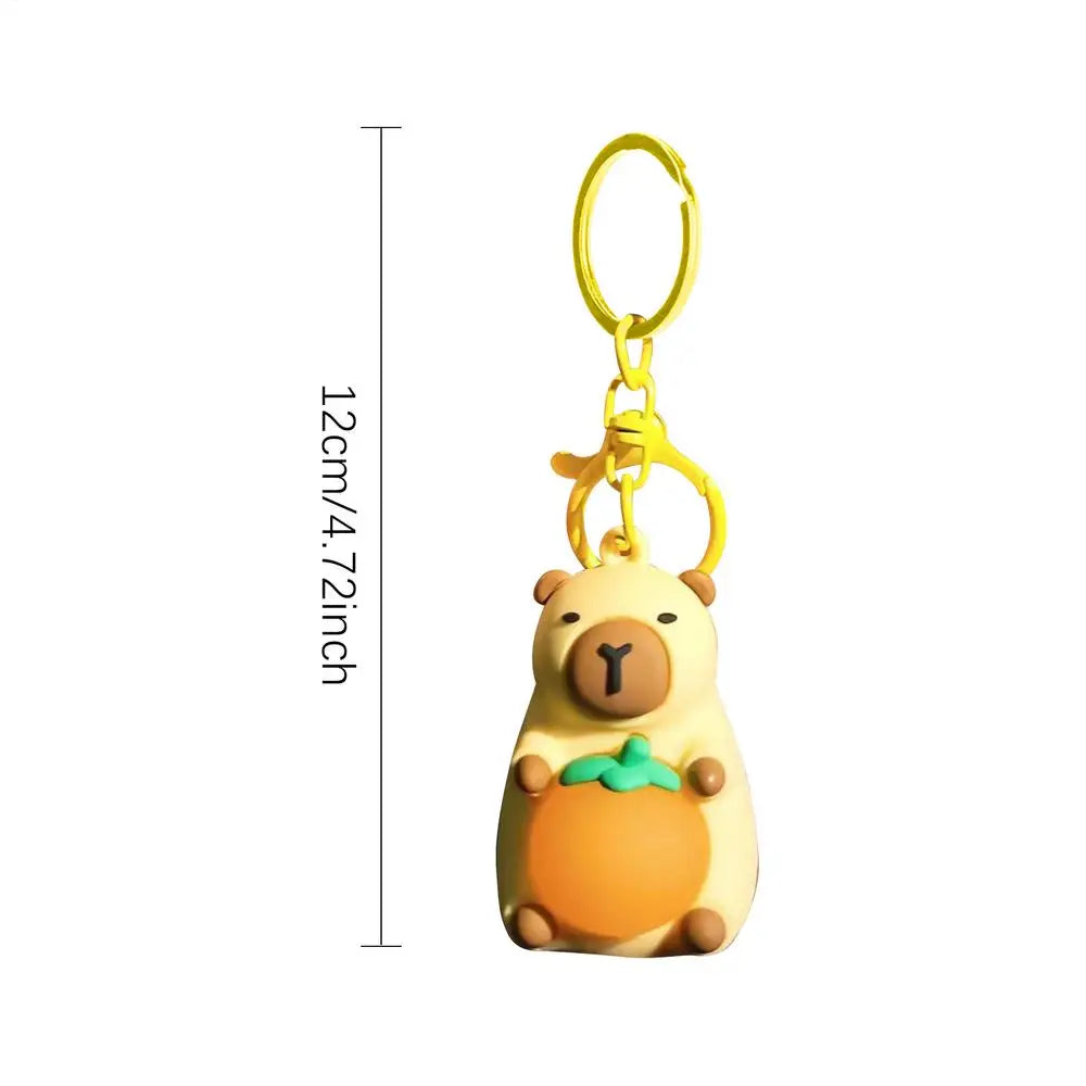 Capybara LED Light Keychain
