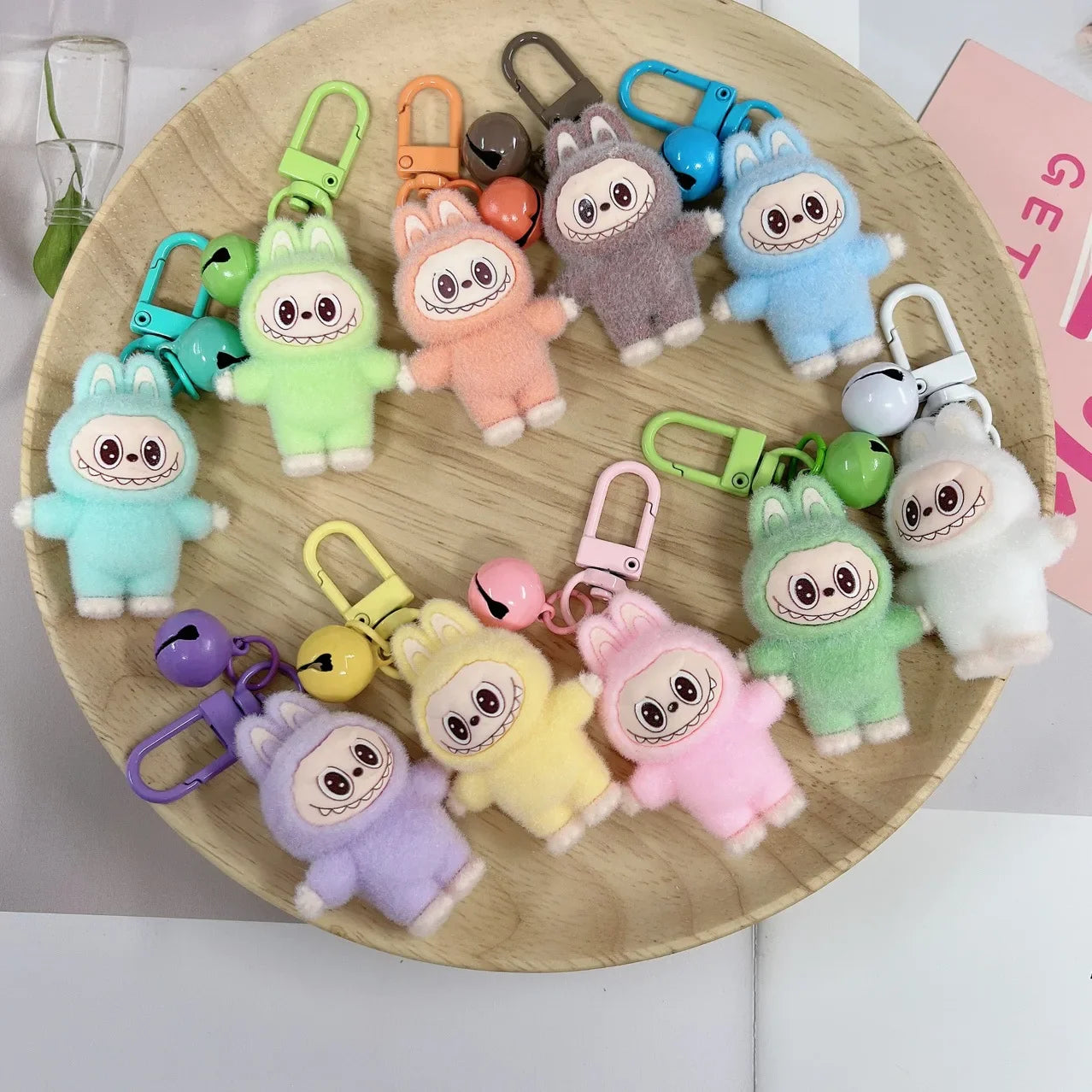 Cute Labubu Keychain Set