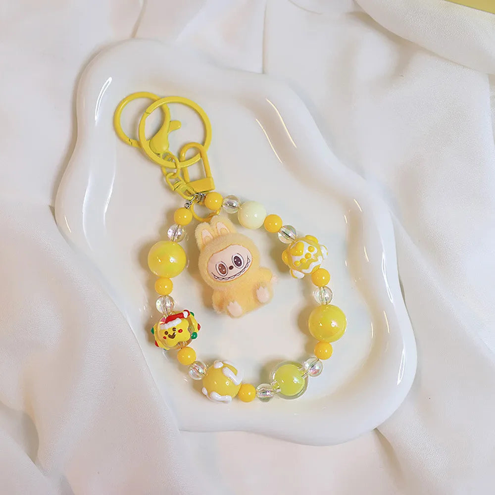 Cute Cartoon Labubu Doll Keychain