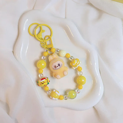 Cute Cartoon Labubu Doll Keychain