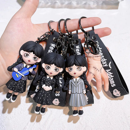 Wednesday  Keychain – Gothic & Timeless Style
