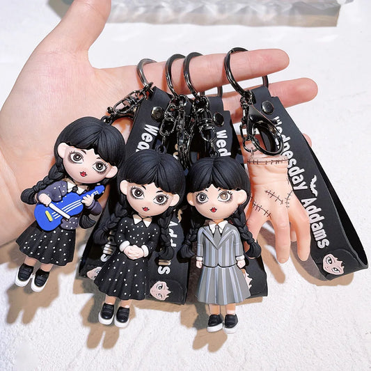 Wednesday  Keychain – Gothic & Timeless Style