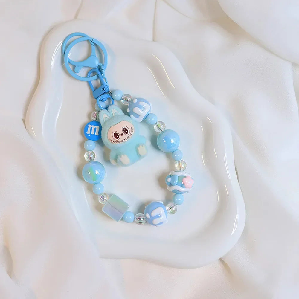Cute Cartoon Labubu Doll Keychain