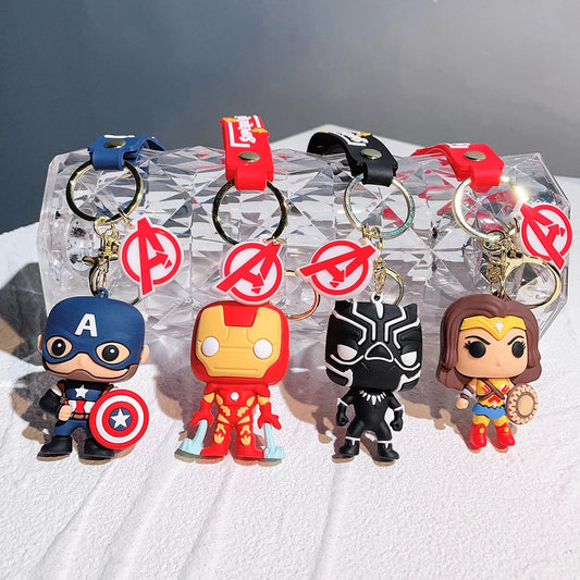 Superhero Silicone Keychains