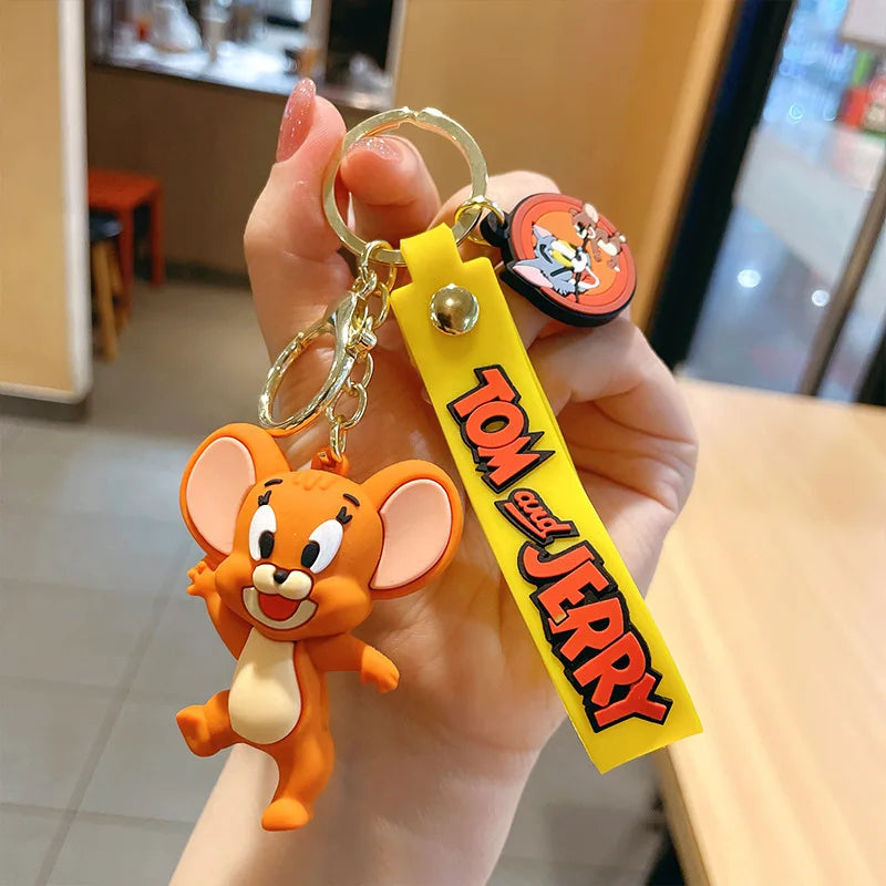 Classic Cat & Mouse Duo Keychains