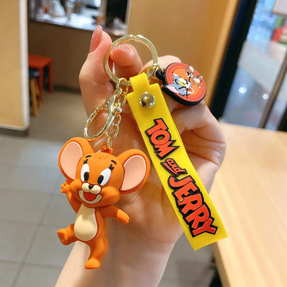 Classic Cat & Mouse Duo Keychains