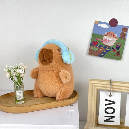 Capybara Plush Keychain – Style & Cuteness in Miniature