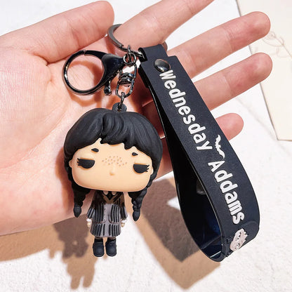 Wednesday  Keychain – Gothic & Timeless Style