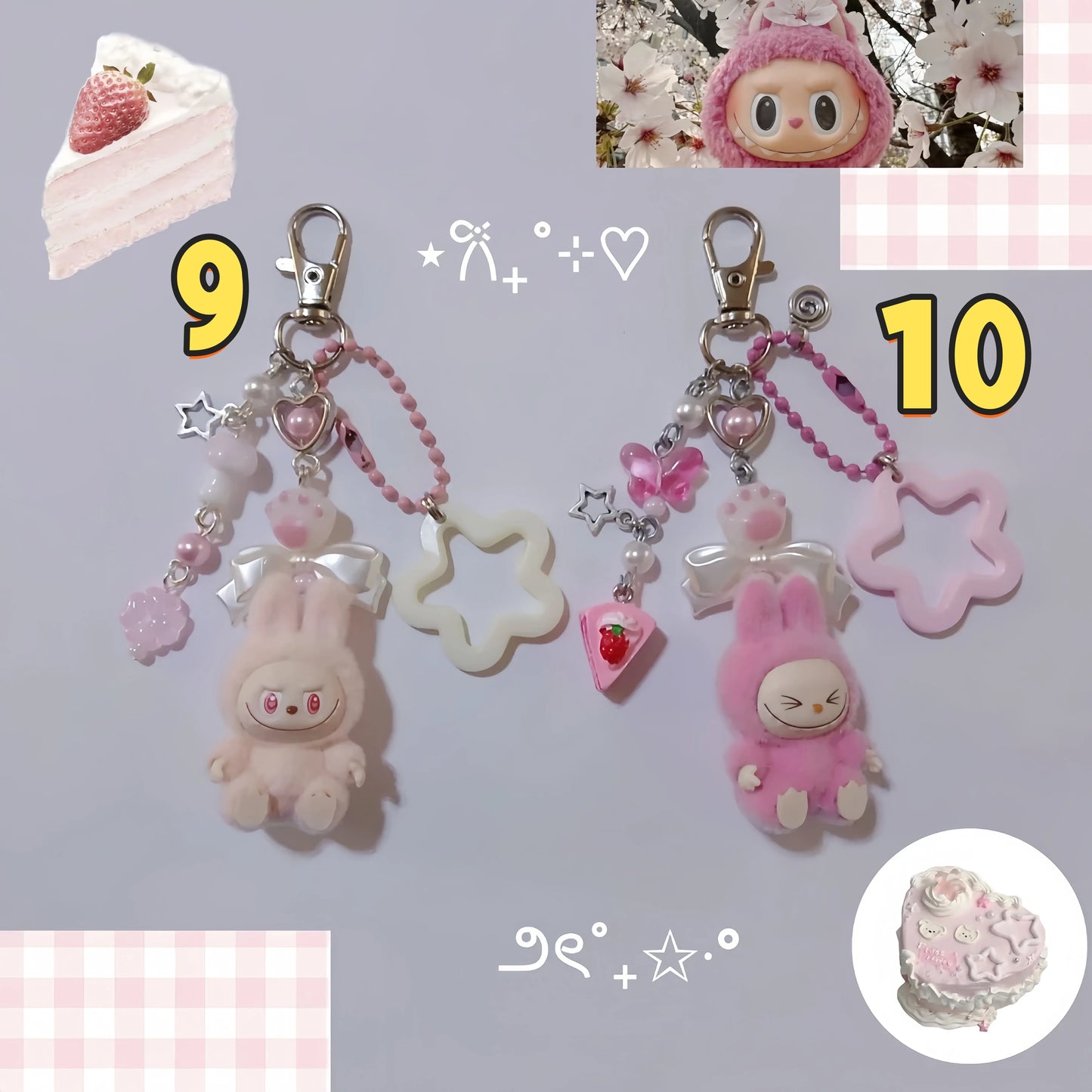 Cute Labubu Kawaii Keychain