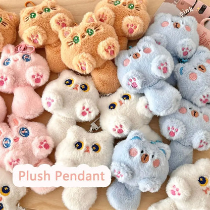 Cat Doll Plush Keychain