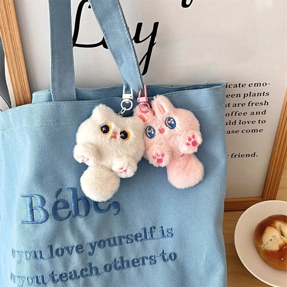 Cat Doll Plush Keychain