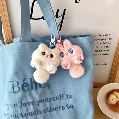 Cat Doll Plush Keychain