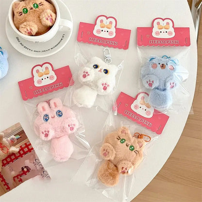 Cat Doll Plush Keychain