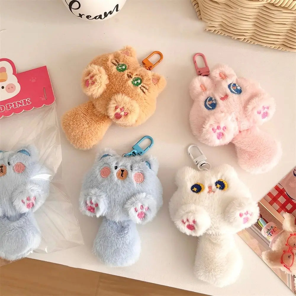 Cat Doll Plush Keychain