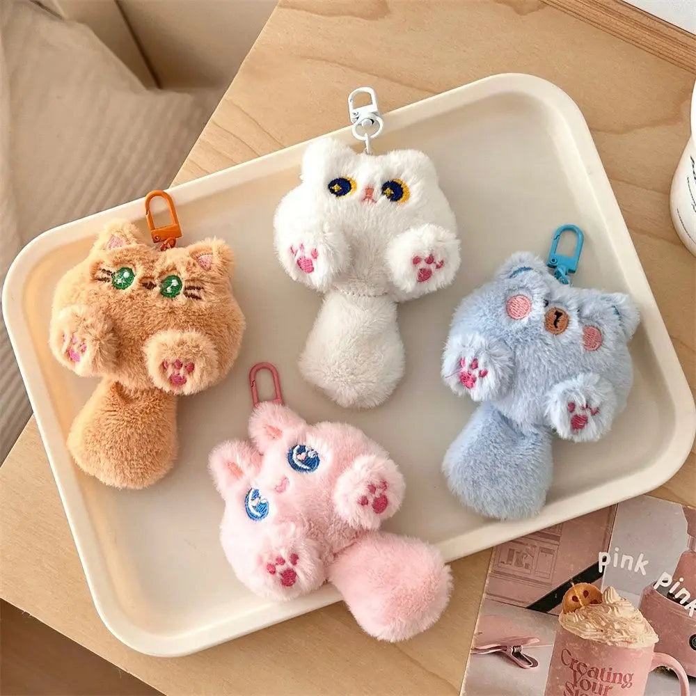 Cat Doll Plush Keychain