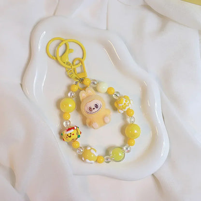Cute Cartoon Labubu Doll Keychain
