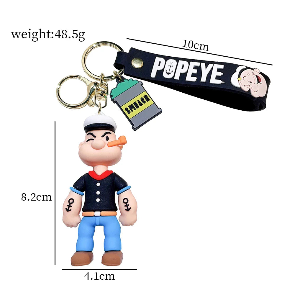Spinach-Powered Sailor Keychain