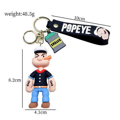 Spinach-Powered Sailor Keychain