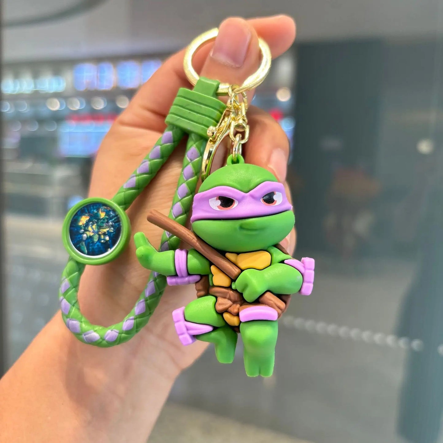 TMNT Turtle Warriors Keychains
