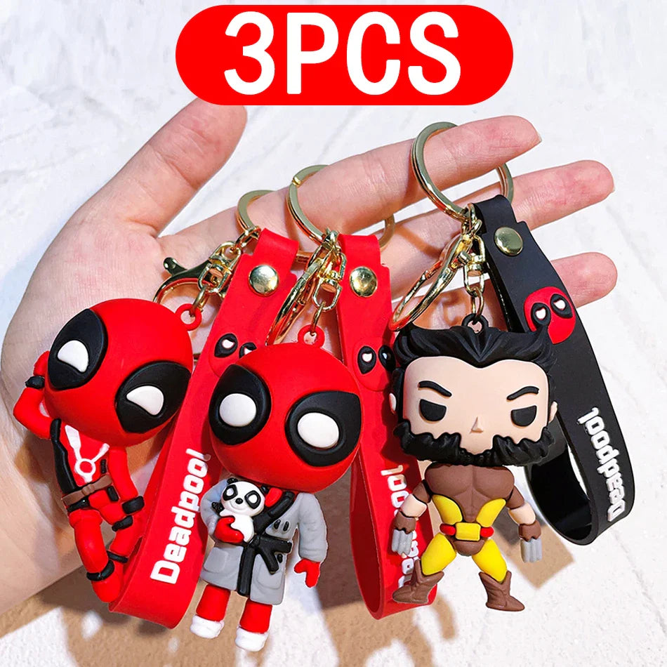 Masked Antihero & Savage Hero Keychain Duo