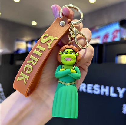 Special Green Monster Family Keychain