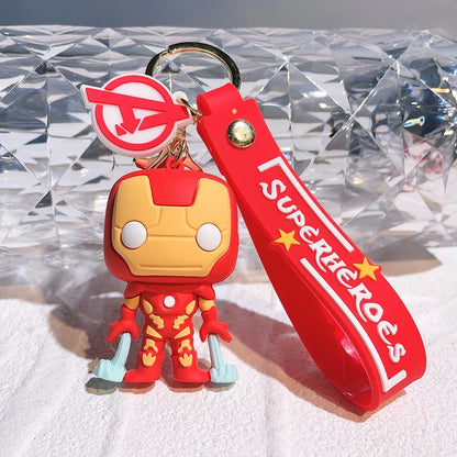 Superhero Silicone Keychains