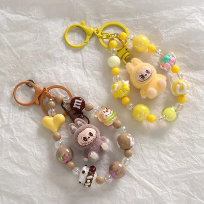 Cute Cartoon Labubu Doll Keychain