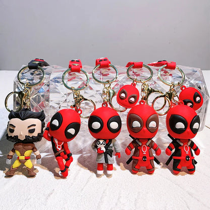 Masked Antihero & Savage Hero Keychain Duo