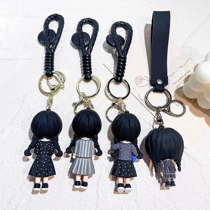 Wednesday  Keychain – Gothic & Timeless Style