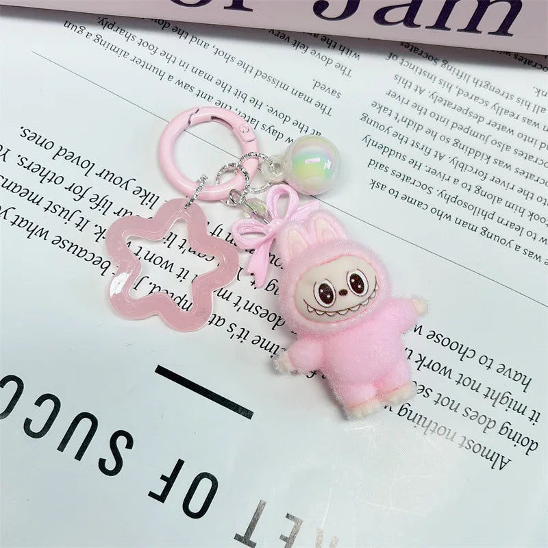 Labubu Bow Keychain