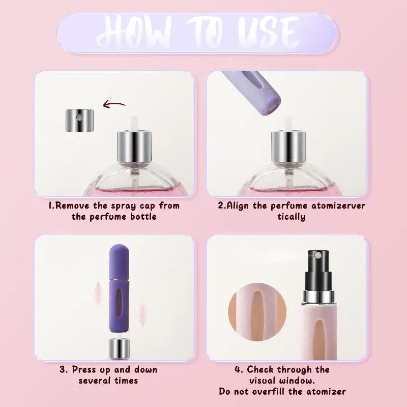 Mini Refillable Perfume Keychain 5 ml