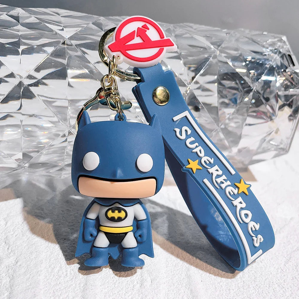 Superhero Silicone Keychains