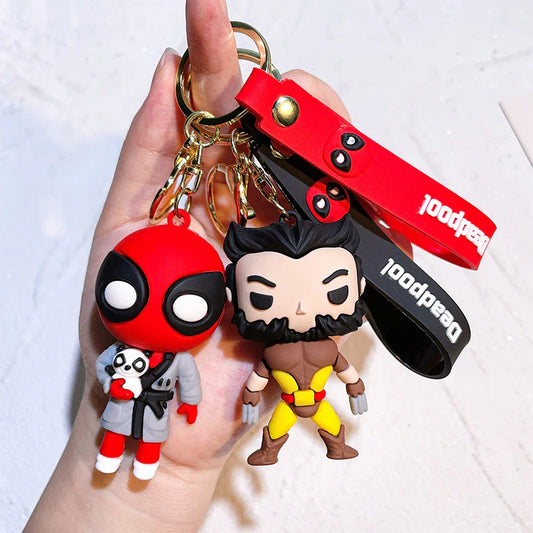 Masked Antihero & Savage Hero Keychain Duo