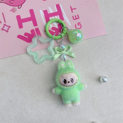 Labubu Bow Keychain