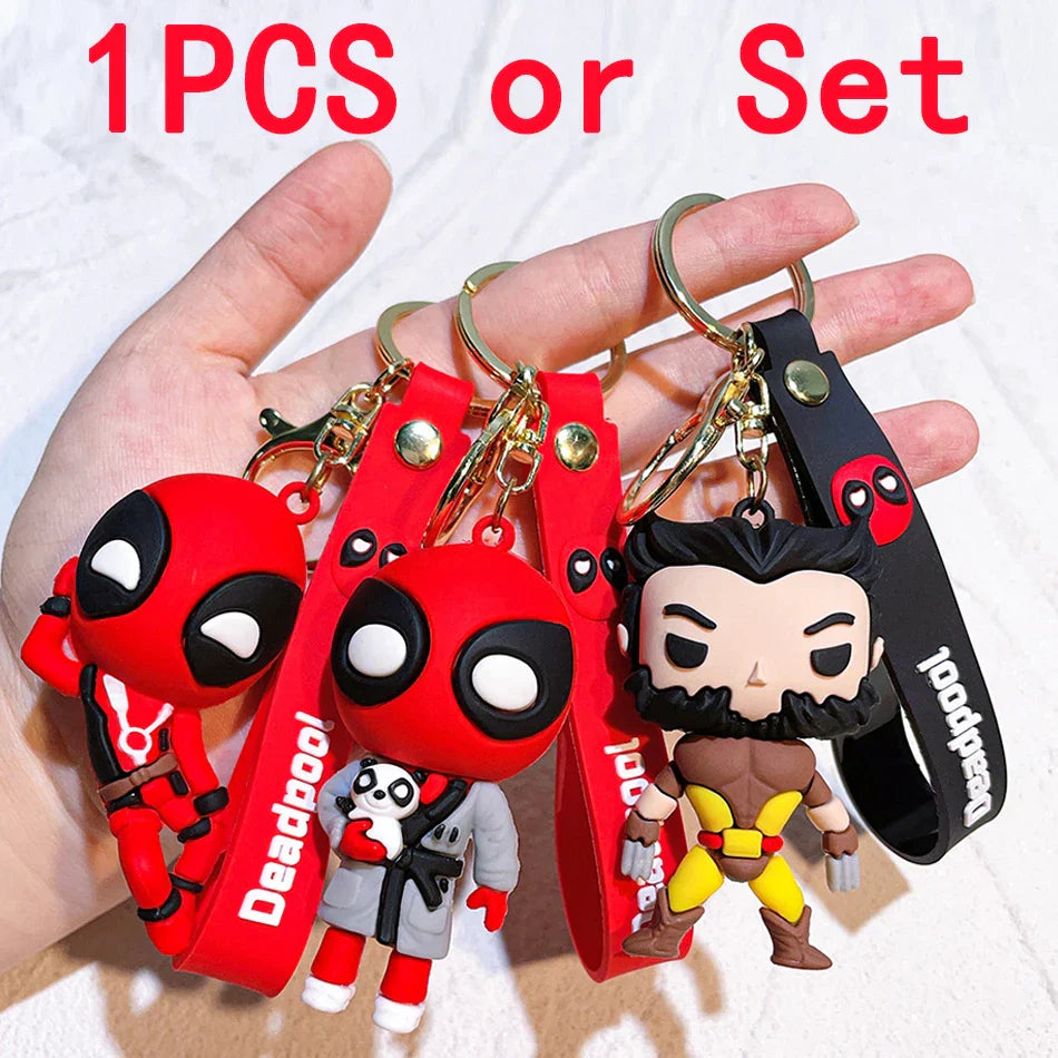 Masked Antihero & Savage Hero Keychain Duo