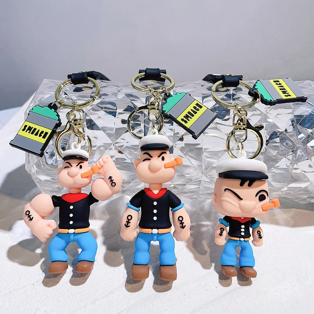 Spinach-Powered Sailor Keychain