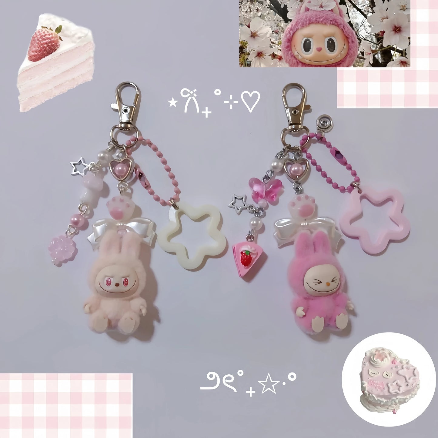 Cute Labubu Kawaii Keychain