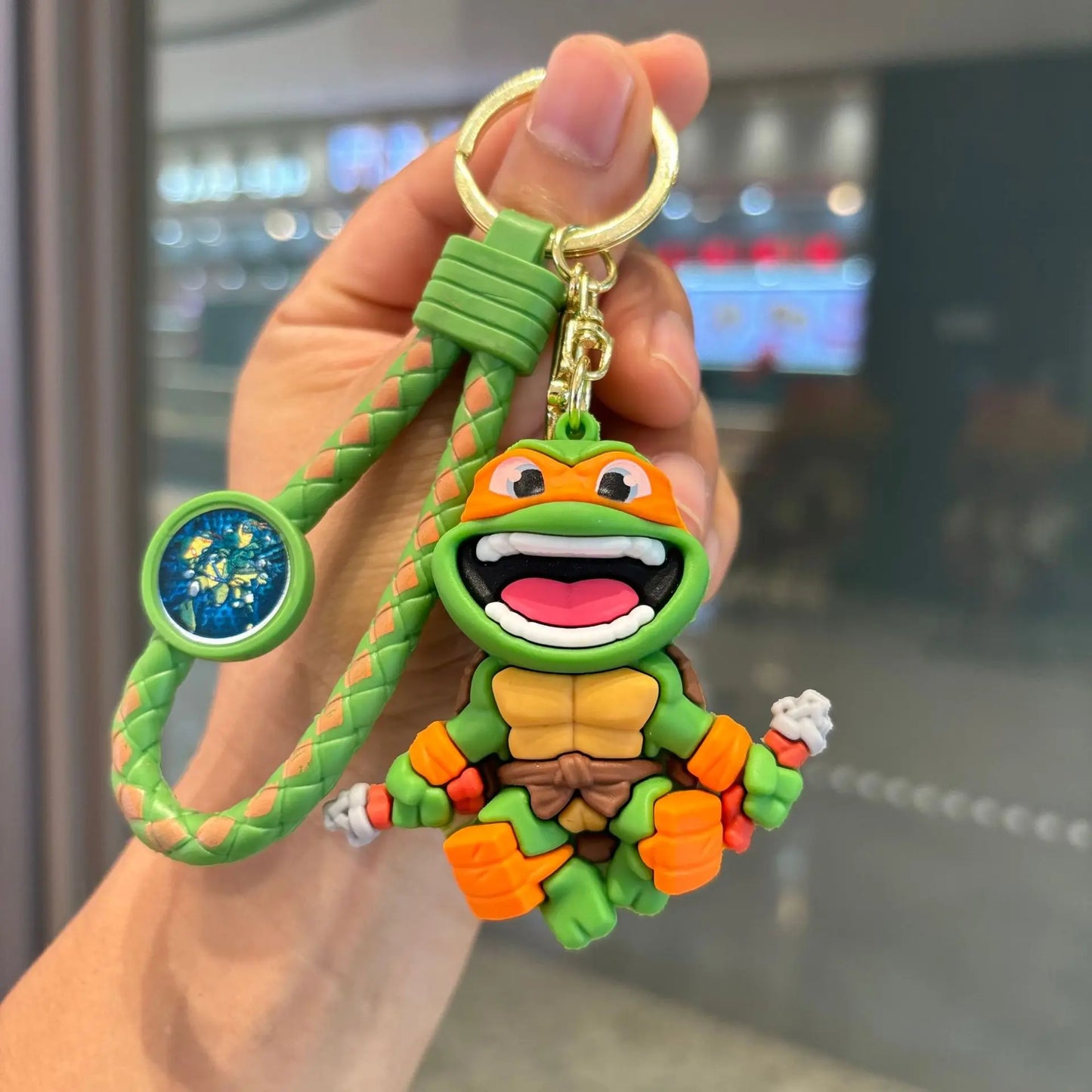 TMNT Turtle Warriors Keychains