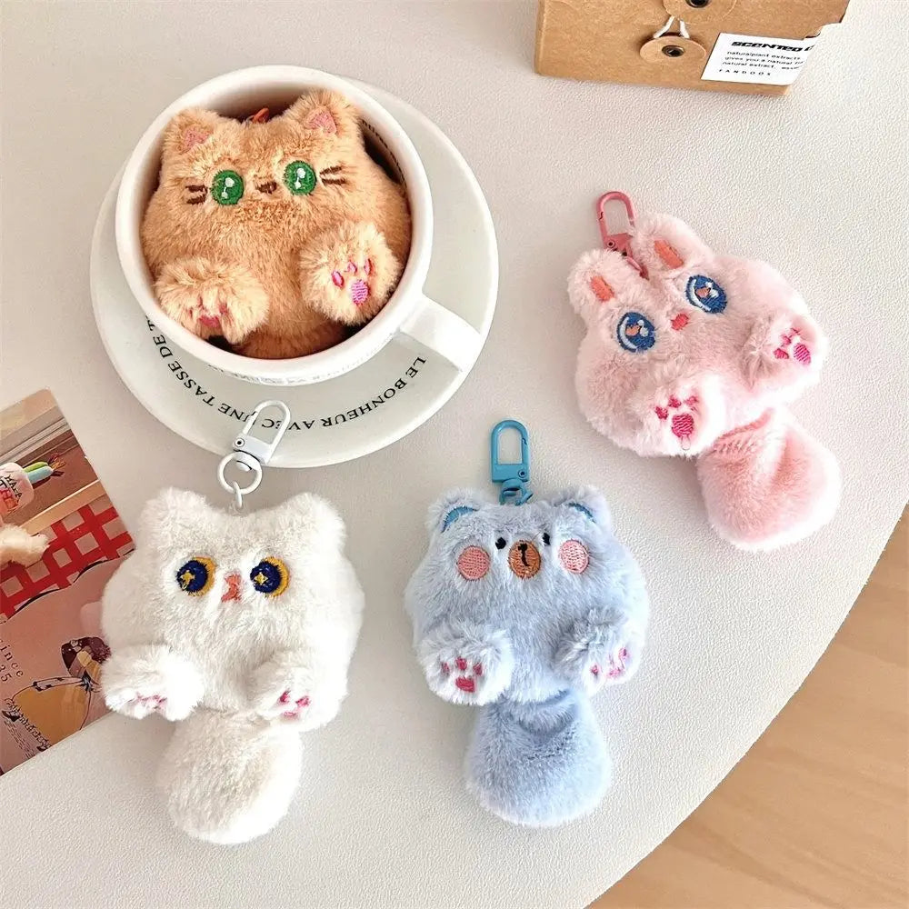 Cat Doll Plush Keychain
