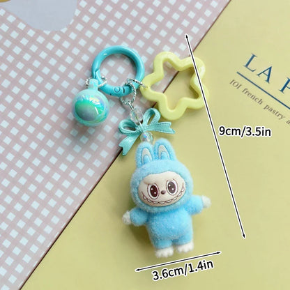 Labubu Bow Keychain
