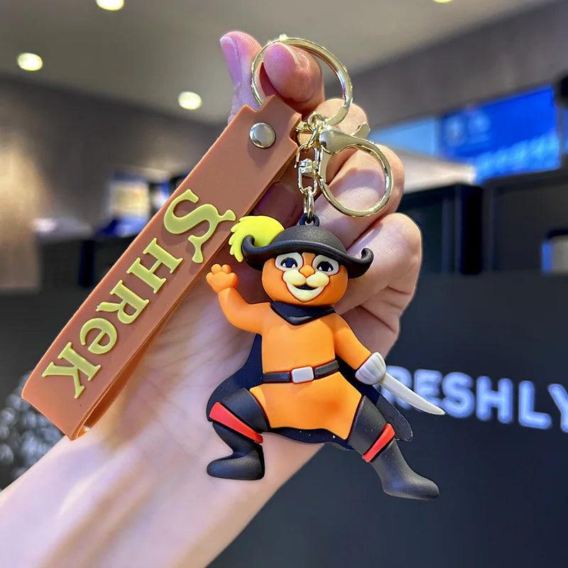 Special Green Monster Family Keychain