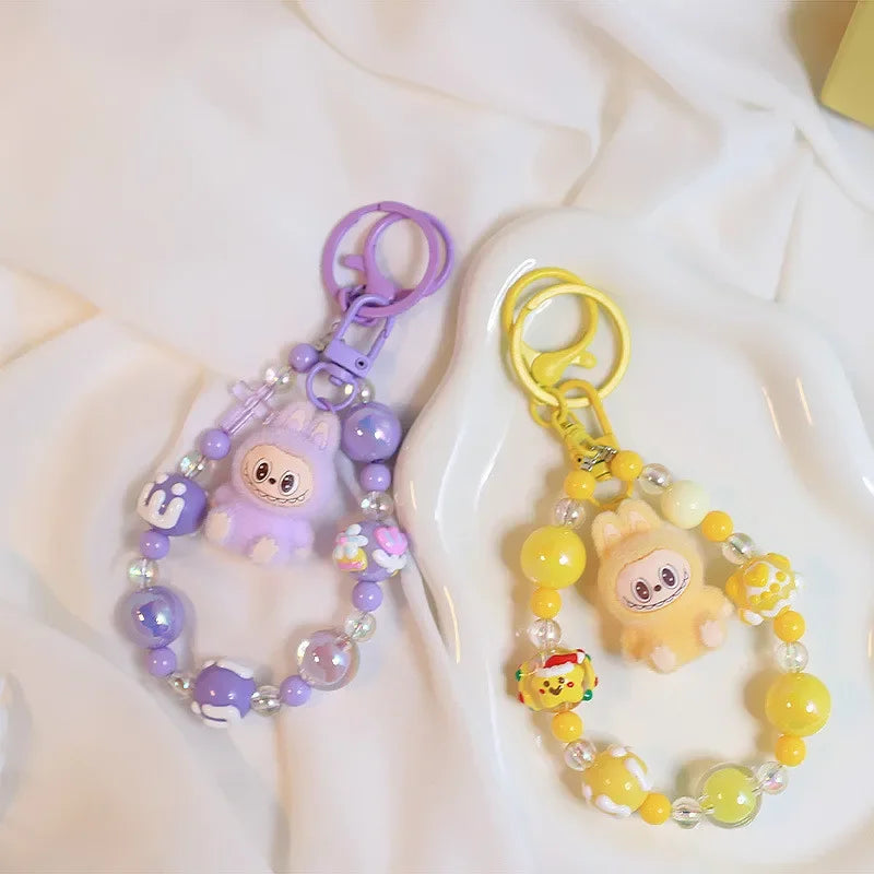Cute Cartoon Labubu Doll Keychain