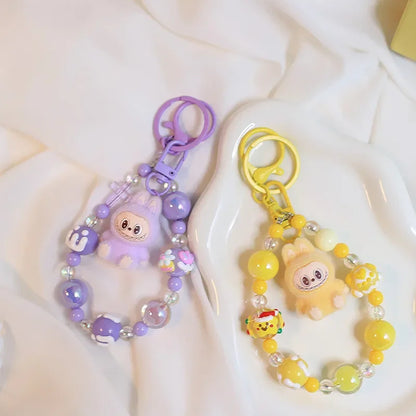 Cute Cartoon Labubu Doll Keychain