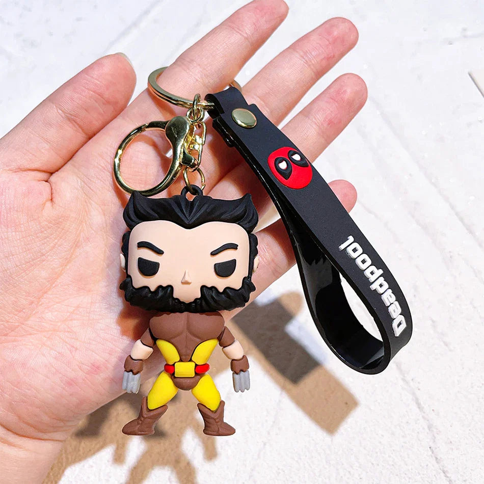 Masked Antihero & Savage Hero Keychain Duo