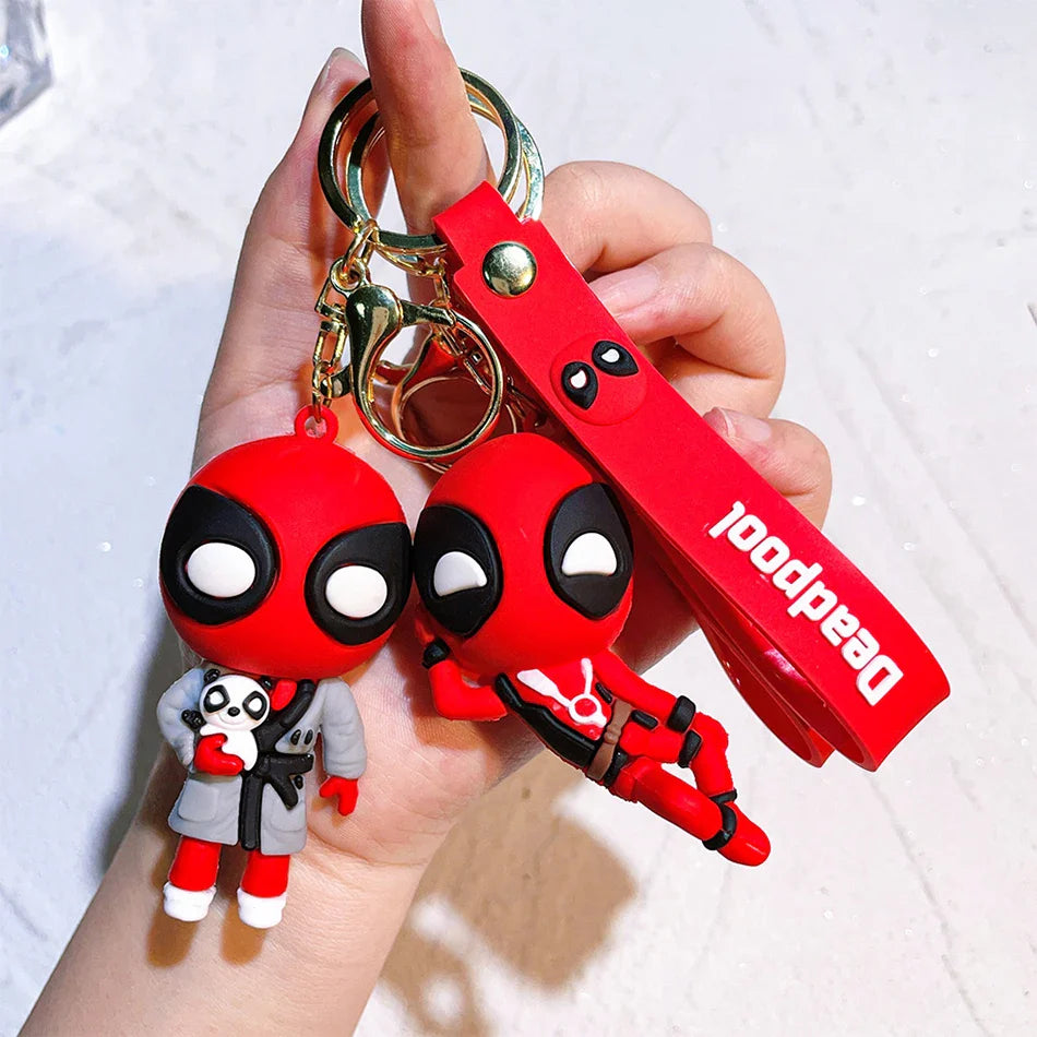 Masked Antihero & Savage Hero Keychain Duo