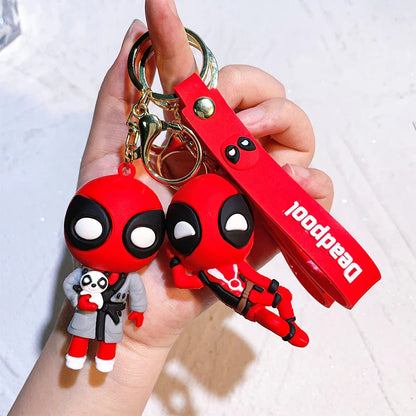 Masked Antihero & Savage Hero Keychain Duo