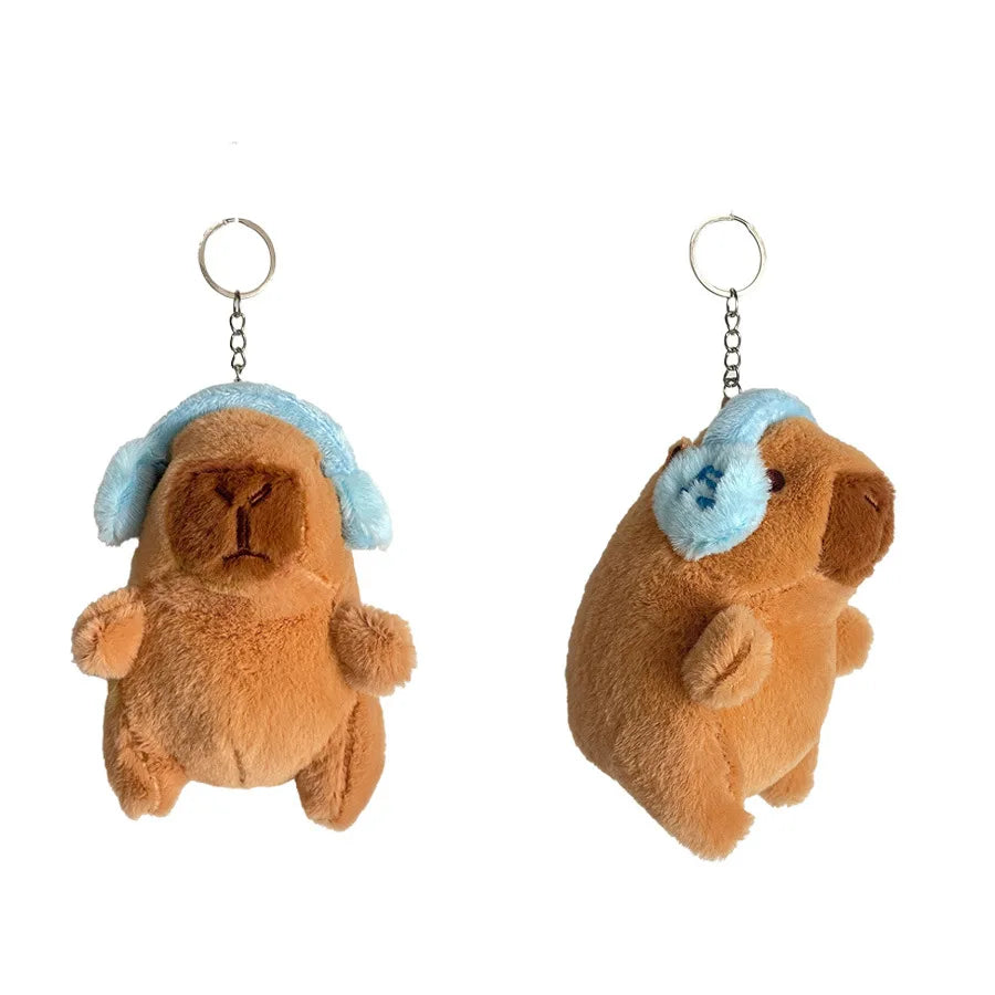 Capybara Plush Keychain – Style & Cuteness in Miniature