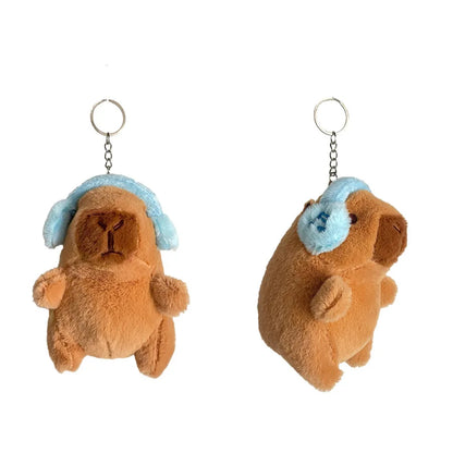 Capybara Plush Keychain – Style & Cuteness in Miniature