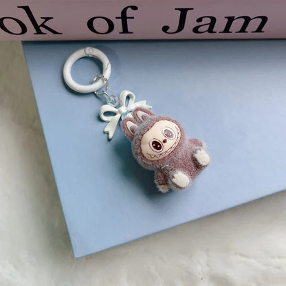 Labubu Bow Keychain