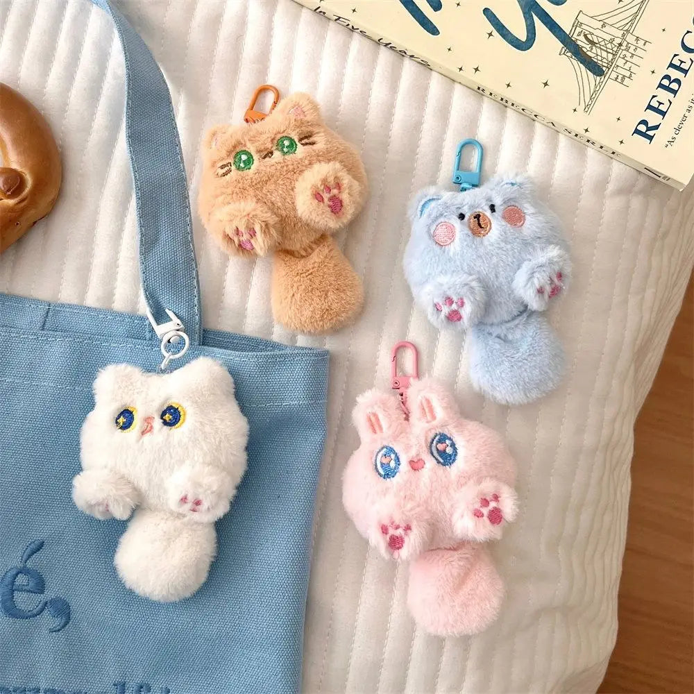 Cat Doll Plush Keychain